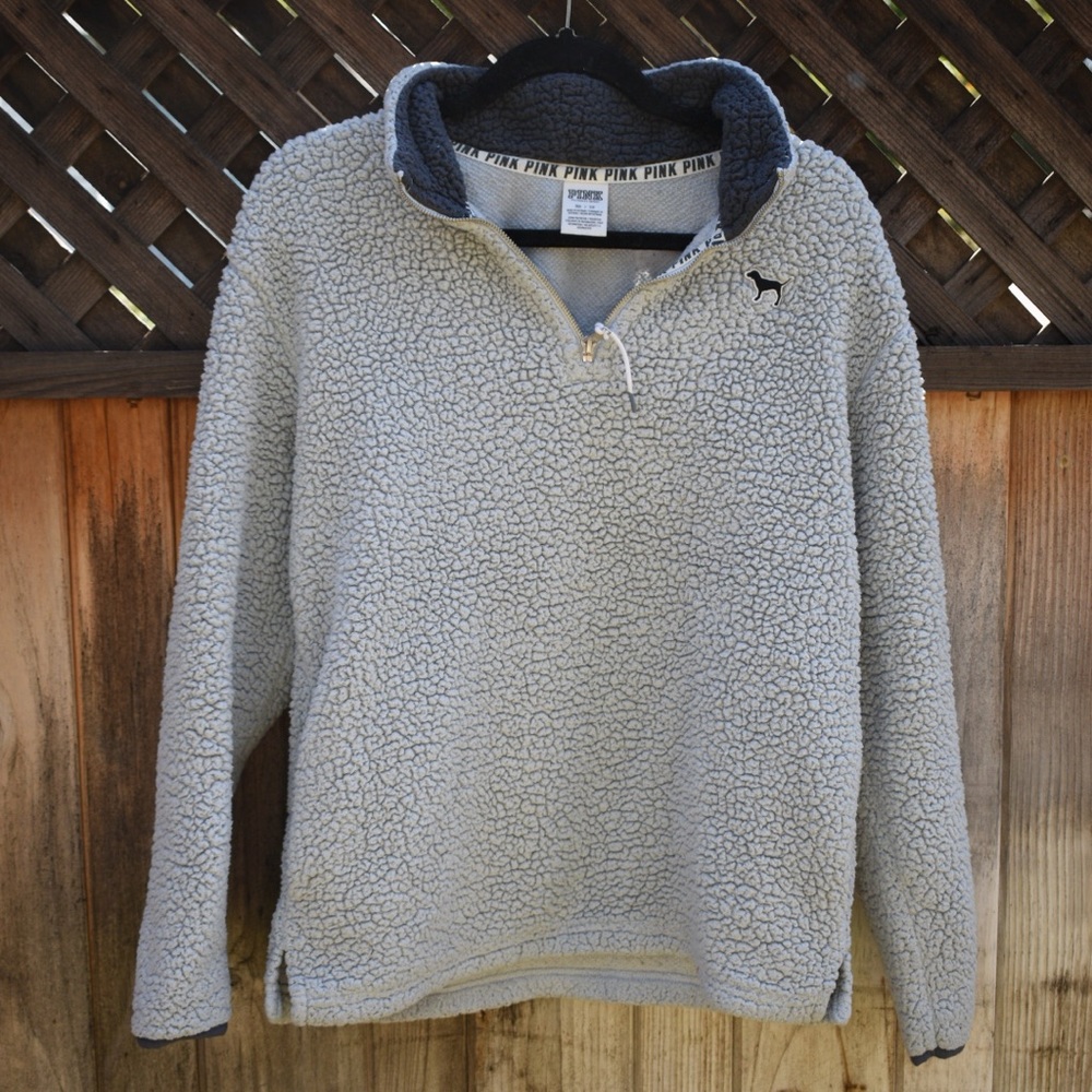 Pink Sherpa- Grey